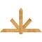 Ekena Millwork Kennewick Rough Sawn Timber Gable Bracket, Western Red Cedar, 72"W x 42"H x 4"D x 6"F, 14/12 Pitch GBW072X42X0406KEN00RWR - alternate 1